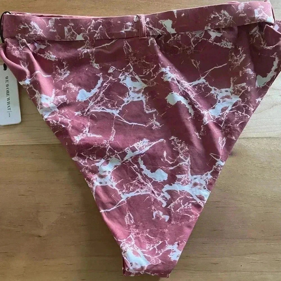 We Wore What Emily Bikini Bottom In Canyon Rose Size XL - Picture 4 of 7